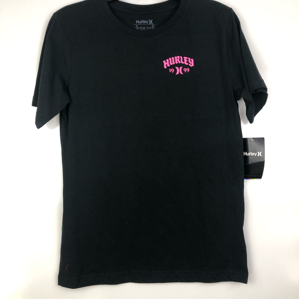 HURLEY BLACK GRAPHIC TEE - Picture 2 of 4